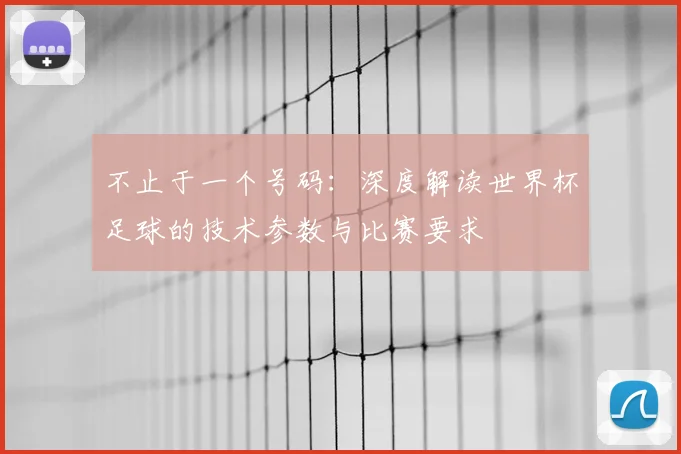 不止于一个号码：深度解读世界杯足球的技术参数与比赛要求