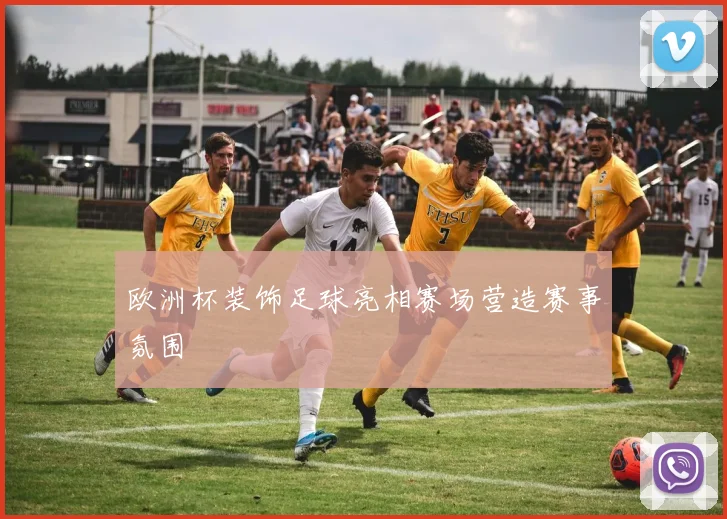 欧洲杯装饰足球亮相赛场营造赛事氛围